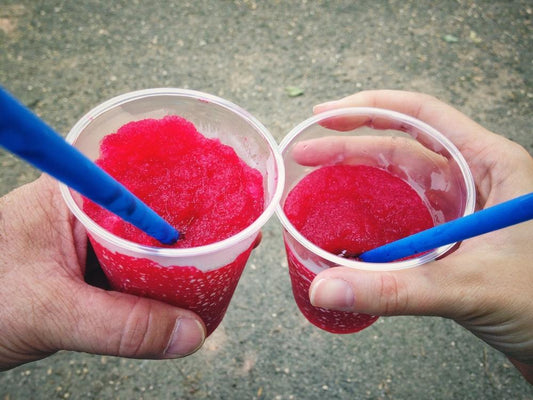 Hydrating & Energizing Red Juice Slushy