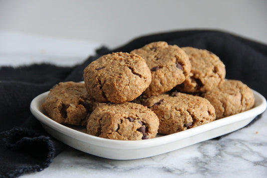 Peanut Butter & Chocolate Chip Protein Cookies