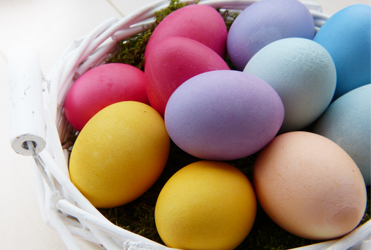 Make Beautiful Sunshine Easter Eggs Using Turmeric