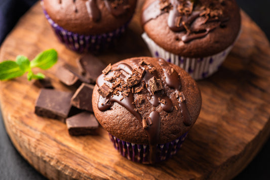 Gluten-Free Chocolate Banana Protein Muffins