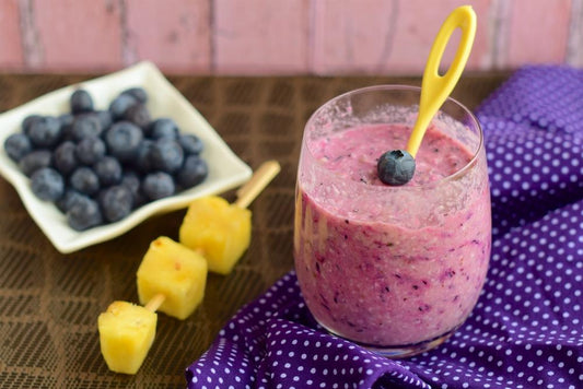 Blueberry Pineapple Galaxy Smoothie