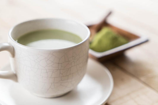 Antioxidant Rich Moringa & Matcha Vegan Latte