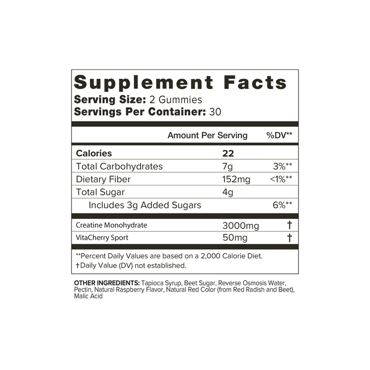Creatine Cherry Gummies